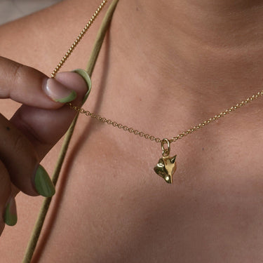 Gold Plated Fox Charm Necklace by Lily Charmed