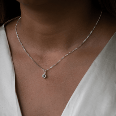 Garnet Charm for Bracelet - January Birthstone Jewellery - Lily Charmed