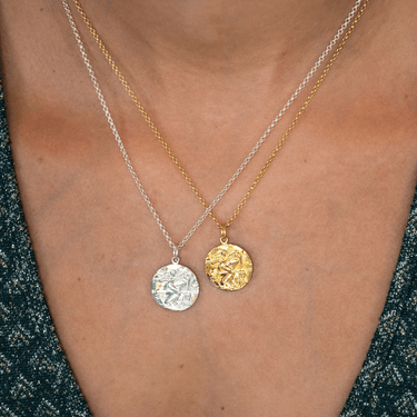 Gold Aquarius Zodiac Necklace - Lily Charmed