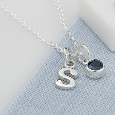 September Birthstone Jewellery Set (Sapphire) | Birthstone Jewellery | Lily Charmed