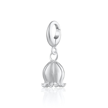 Silver Lily Of The Valley Flower Charm