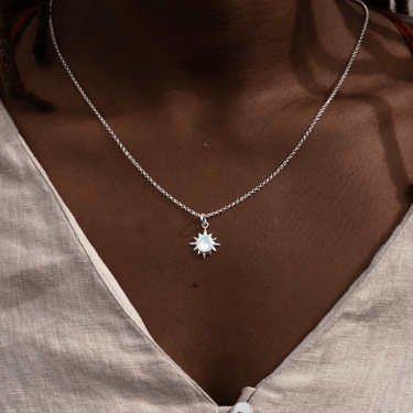 Silver Sunshine Necklace | Lily Charmed