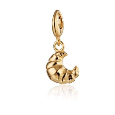 Gold Croissant Charm