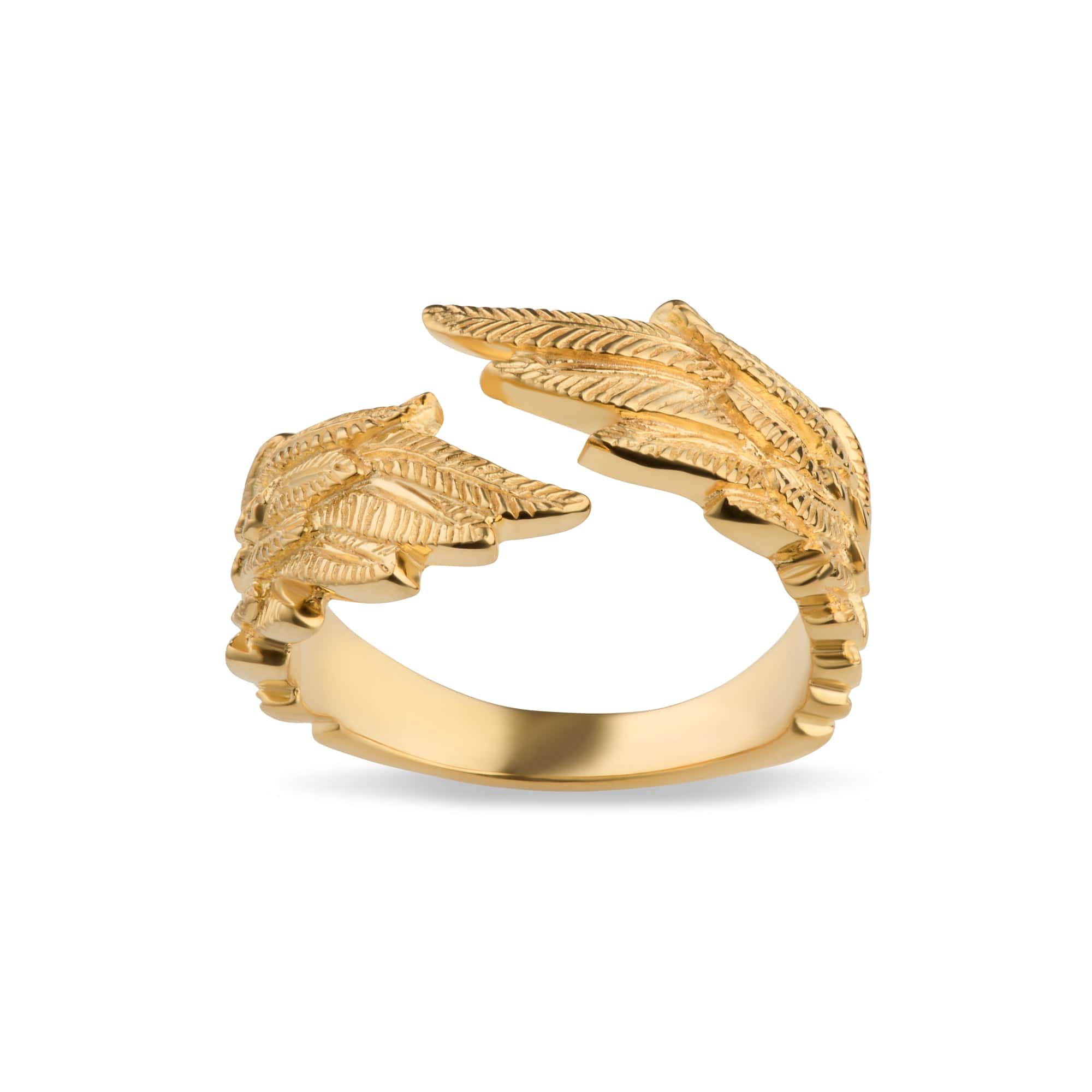 Gold Angel Wings Ring – Lily Charmed
