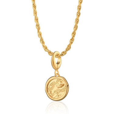 Gold Manifest Trust Charm Necklace