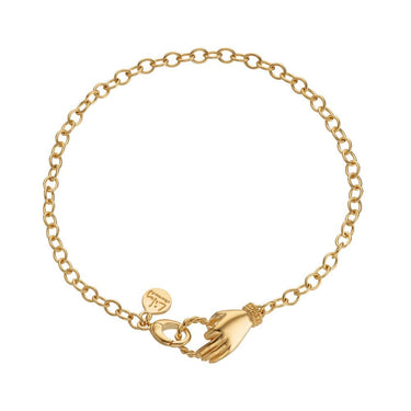 Gold in Safe Hands Charm Bracelet