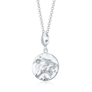 Silver Leo Zodiac Necklace - Lily Charmed