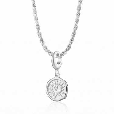 Silver Manifest Charm Necklace | Manifest Pendants