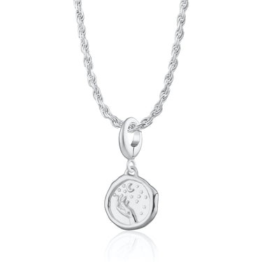 Silver Manifest Magic Charm Necklace