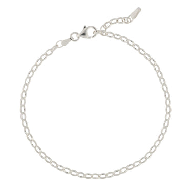 Silver Charm Bracelet for Charms - Lily Charmed