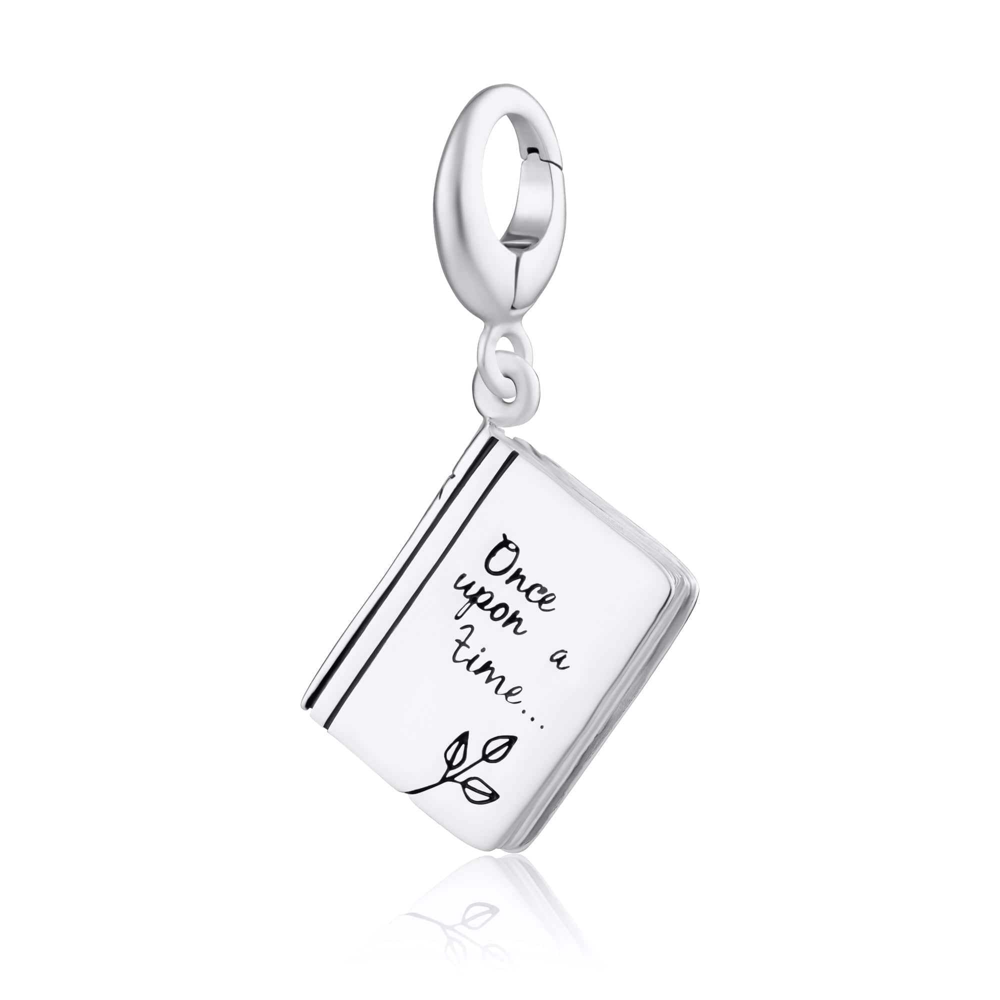 thumbnail image 2 of Xanadu Designs 12mm Antiqued Silver Plated Book Charms - Wholesale Lot (10, 20, Or 50 Pcs) 2 of 6
