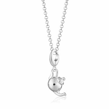 Silver Teapot Charm Necklace | Classic Teapot Pendant