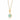 Gold Turquoise Eye Resin Charm Necklace | Evil Eye Pendant