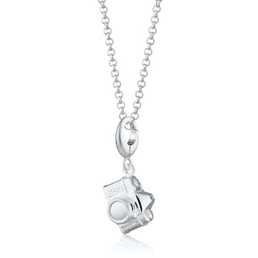 Vintage Camera Charm Necklace | Women's Camera Pendant