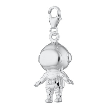 Silver Astronaut Charm | Astronaut Spaceman or Girl Charm | Lily Charmed