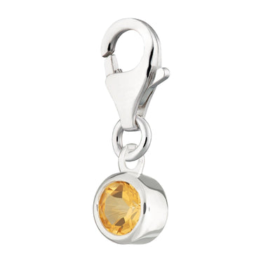 Citrine Charm - November Birthstone Charm Jewellery - Lily Charmed