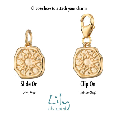 Gold Plated Manifest Charms | Manifest Charm Jewellery | Lily Charmed