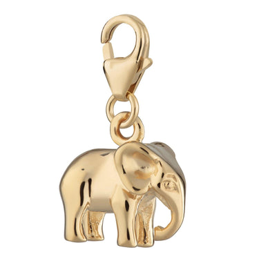 Gold Elephant Charm | Animal Charm | Lily Charmed