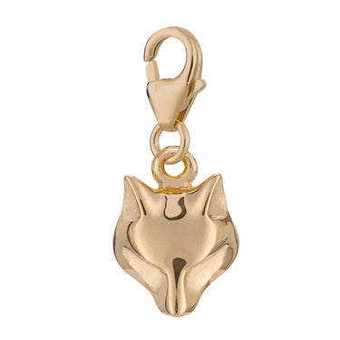 Gold Plated Fox Charm | Animal Charms | Lily Charmed