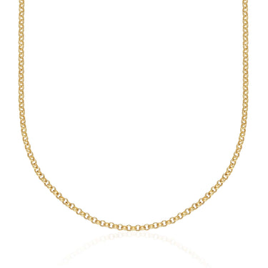 Gold Belcher Chain Necklace for Charms by Lily Charmed