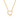 Gold Plated Heart Carabiner Curb Chain Necklace | Lily Charmed