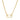 Gold Plated Paperclip Curb Chain Necklace by Lily Charmed