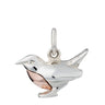 Silver Robin Charm | Bird Charm for Bracelet | Lily Charmed