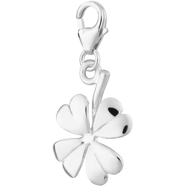 Silver Four Leaf Clover Charm | Silver Charms by Lily Charmed