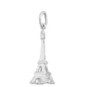 Silver Eiffel Tower Charm - Lily Charmed