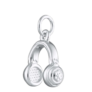 Silver Headphones Charm by Lily Charmed