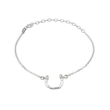 Silver Horseshoe Bracelet - Lily Charmed