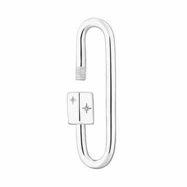 Long Link Carabiner Charm Lock by Lily Charmed