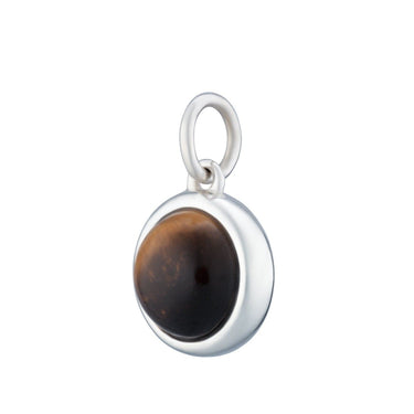 Tigers Eye Courage Healing Stone Charm - Lily Charmed