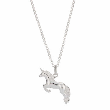 Silver Unicorn Charm Necklace | Lily Charmed