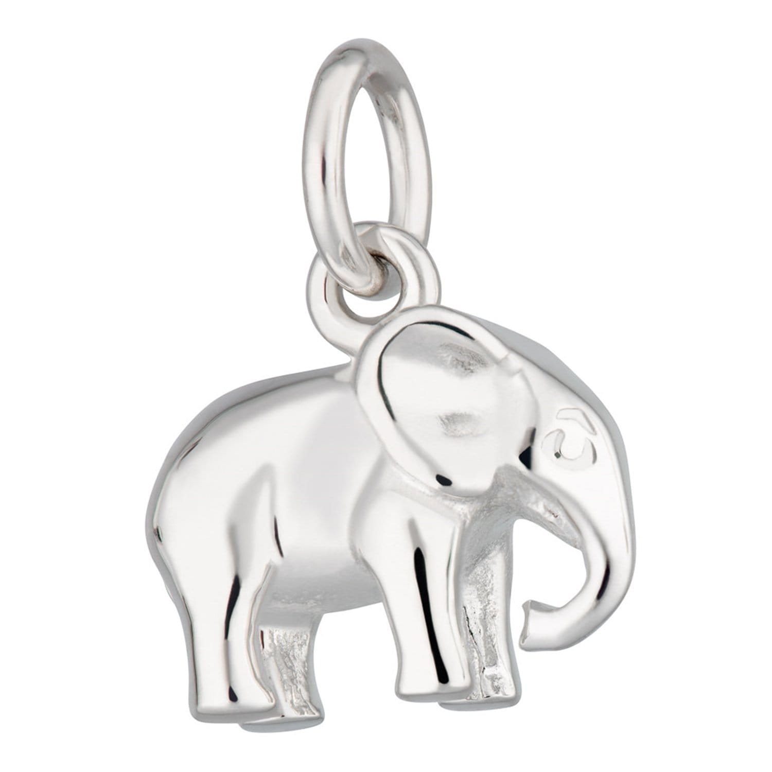 Clearance Silver Elephant Charm Animal Charms (3pcs / 19mm x 18mm / Tibetan Silver / 2 Sided) Exotic Bracelet Charm Zoo African Jewellery CHM1581