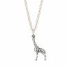 Silver Giraffe Charm Necklace | Lily Charmed