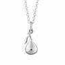 Silver Pear Fruit Charm Necklace | Lily Charmed
