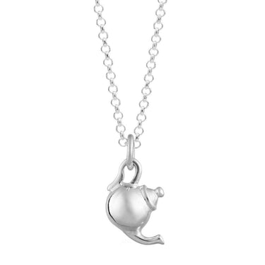 Silver Teapot Necklace | Lily Charmed