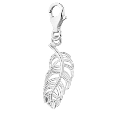 Silver Feather Charm - Lily Charmed