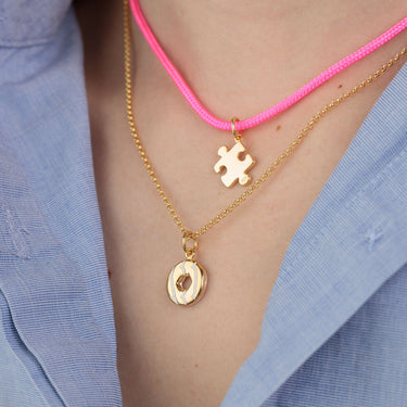 Gold Plated Jigsaw Charm | Lily Charmed