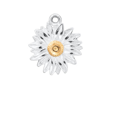 Silver Daisy Single Earring Charm - Lily Charmed