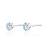 December Birthstone Earrings (Blue Topaz) - Lily Charmed