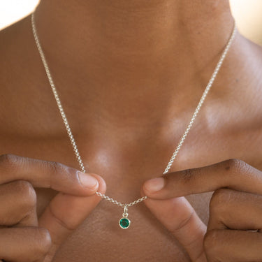 May Birthstone Jewellery Set (Emerald) | Birthstone Jewellery | Lily Charmed