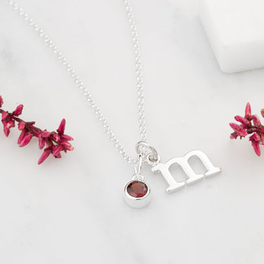 January Birthstone Jewellery Set (Garnet) | Birthstone Jewellery | Lily Charmed