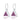 Sterling Silver Purple Triangle Charm Hoop Earrings - Lily Charmed