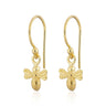 Gold Plated Bee Hook Earrings - Lily Charmed