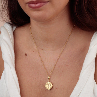 Gold Goddess of Love Aphrodite Charm Necklace | Goddess Jewellery by Lily Charmed