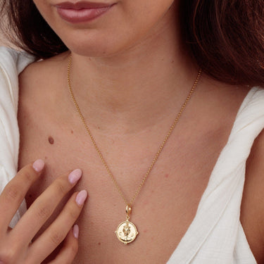 Gold Goddess of Women & Mothers Hera Necklace | Goddess Jewellery for Women by Lily Charmed