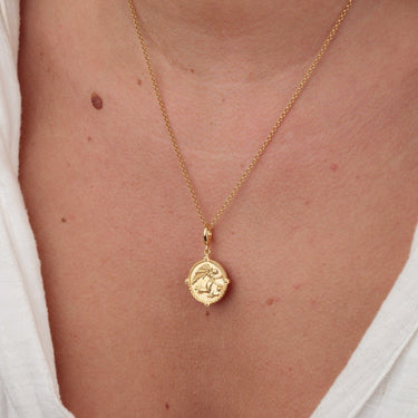 Gold Goddess Iris Necklace | Goddess Jewellery by Lily Charmed