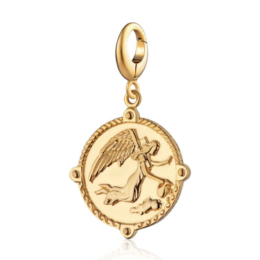 Gold Goddess of Communication Iris Charm | Goddess Charms by Lily Charmed